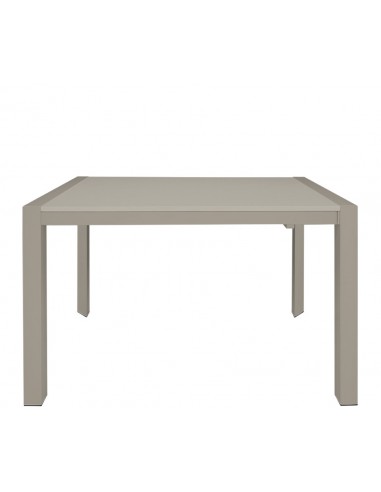 Indoor table - Painted metal frame - Lacquered MDF extendable top - Dimensions cm 130+40+40 x 80 x 76 h