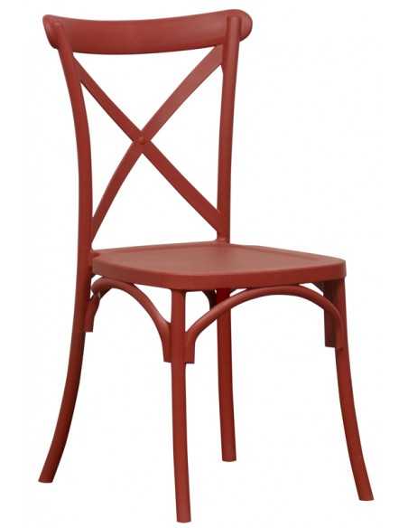 Sedia per esterno - Struttura in polipropilene - Dimensioni cm 45 x 42.5 x 88 h