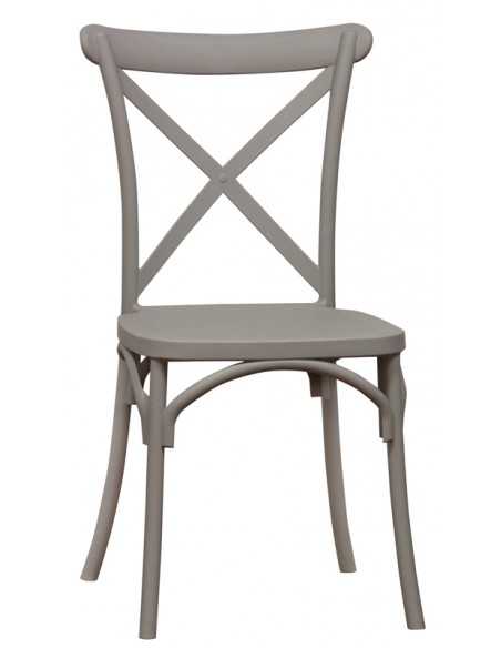 Sedia per esterno - Struttura in polipropilene - Dimensioni cm 45 x 42.5 x 88 h