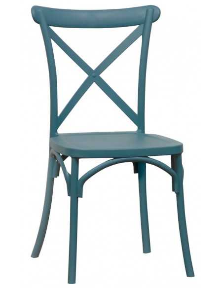 Silla exterior - Estructura de polipropileno - Dimensiones cm 45 x 42.5 x 88 h