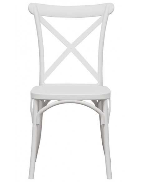 Silla exterior - Estructura de polipropileno - Dimensiones cm 45 x 42.5 x 88 h