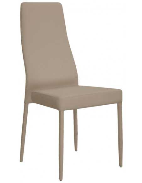 Silla de interior - Estructura metálica - Funda de poliéster - Dimensiones cm 45 x 39 x 99 h