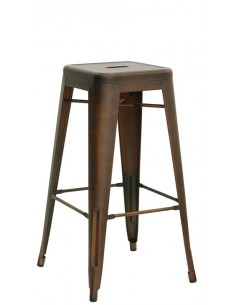 Stool for interior - Structure in metal painted gun...