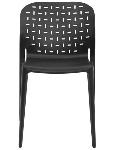 Chair - Polypropylene structure with fiberglass - Dimensions cm 40 x 42 x 78.5 h