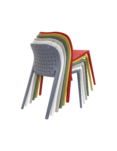 Chair - Polypropylene structure with fiberglass...