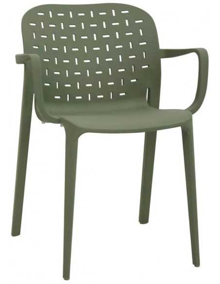 Chair - Polypropylene structure with fiberglass - Dimensions cm 40 x 42 x 78.5 h