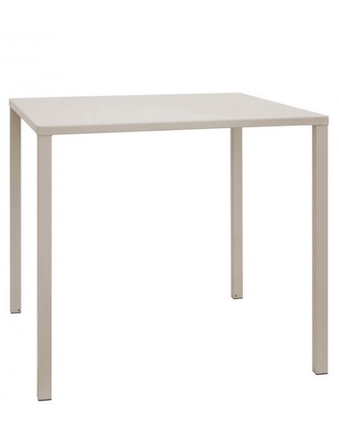 Outdoor table - Painted metal frame - Height 74 cm