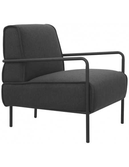 Armchair - Painted metal frame - Fabric cover - Dimensions cm 59 x 53 x76 h