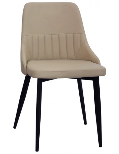 Chair for interior - Painted metal structure - Eco-leather cover - Dimensions cm 45 x 45 x 82 h