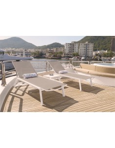 Lettino - ​Struttura in alluminio verniciato con ruote... 2