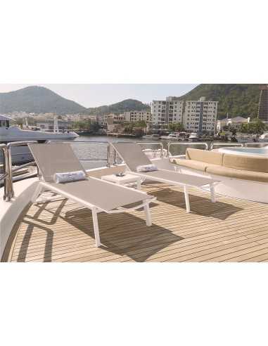 Cot - Painted aluminium frame with rear wheels...