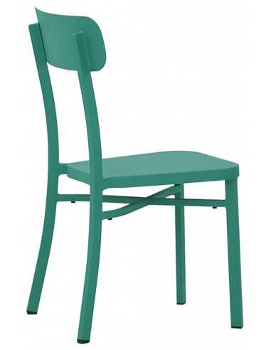 Silla exterior - Marco de aluminio pintado -...