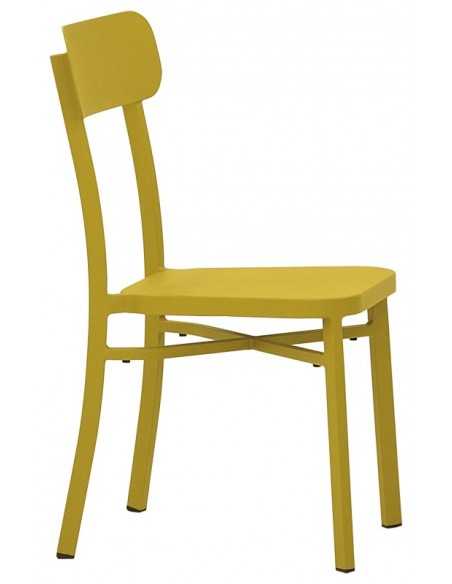 Outdoor chair - Painted aluminium frame - Dimensions cm 39 x 41 x 86 h