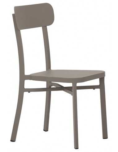 Silla exterior - Marco de aluminio pintado -...