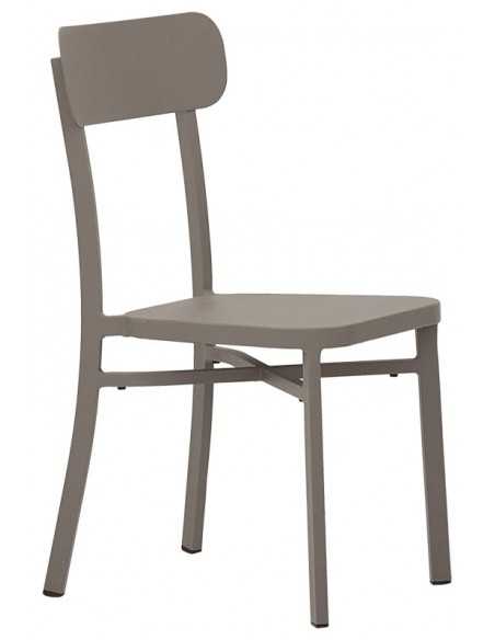 Outdoor chair - Painted aluminium frame - Dimensions cm 39 x 41 x 86 h