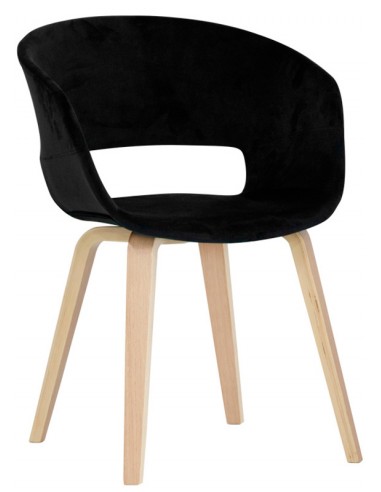 Interior chair - Beech plywood - cm 46 x 42 x 77 h