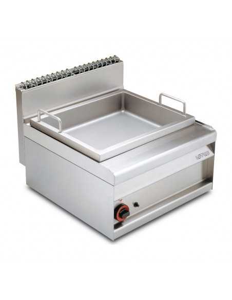 Professional gas griddle - lt 20 pan - cm 60 x 65 x 29 h