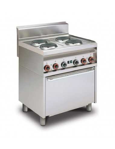 Cocina eléctrica profesional - N° 4 placas -...