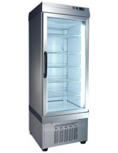 Showcase for pastries - No-frost Negative - Temp. +5/-25°C - 1 exhibition side - cm 67 x 64 x 191h