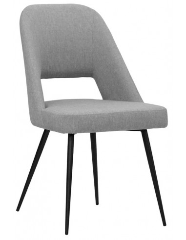 Chair for interior - Painted metal frame - Fabric or eco-leather cover - Dimensions cm 48 x 46 x 85 h