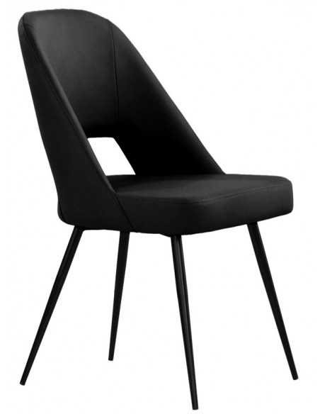 Chair for interior - Painted metal frame - Fabric or eco-leather cover - Dimensions cm 48 x 46 x 85 h