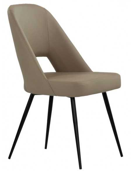Chair for interior - Painted metal frame - Fabric or eco-leather cover - Dimensions cm 48 x 46 x 85 h