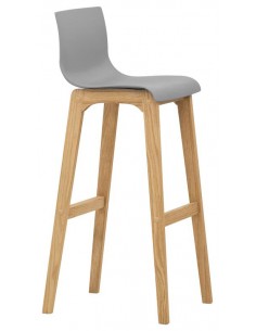 Taburete interior - Estructura de madera de roble -... 2