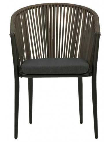 Outdoor chair - Painted aluminium -...
