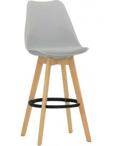 Stool for interior - Oak wood structure -...