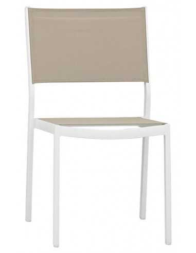 Outdoor chair - Painted aluminium frame -...