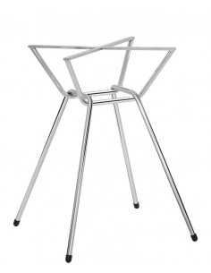 Base per interno - Struttura in acciaio inox cromato -...