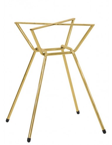 Base for interior - Structure of brass stainless steel - Dimensions cm 52 x 52 x 72 h