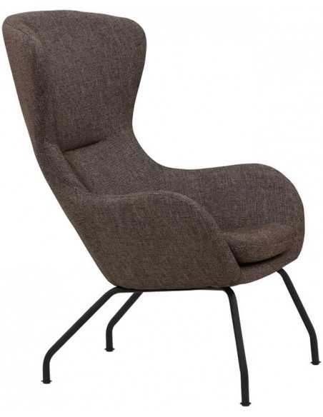 Armchair - Painted metal frame - Fabric cover - Dimensions cm 60 x 47 x 104 h