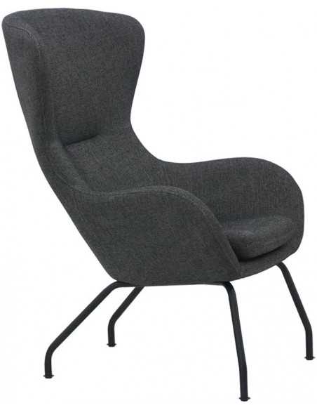 Poltrona da interno - Struttura in metallo verniciato - Rivestimento in tessuto - Dimensioni cm 60 x 47 x 104 h