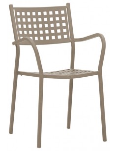 Sedia per esterno - Struttura in metallo verniciato -... 2