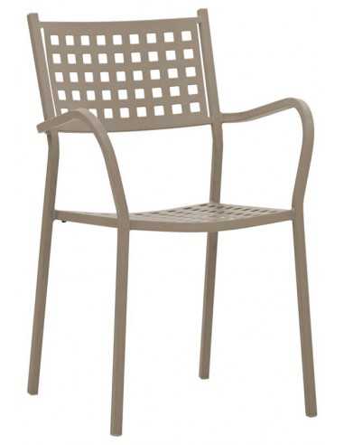 Outdoor chair - Painted metal frame -...