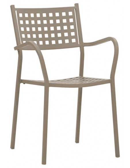 Outdoor chair - Painted metal frame - Dimensions cm 39 x 39 x 83 h