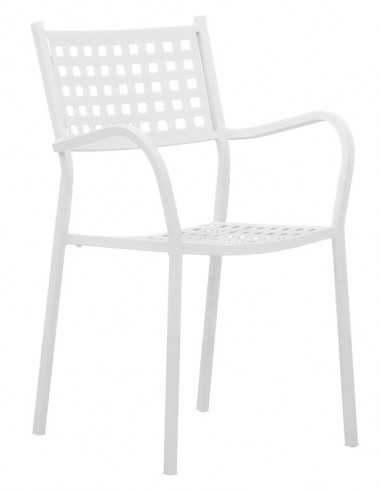 Outdoor chair - Painted metal frame -...