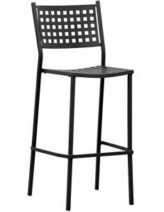 Outdoor stool - Painted metal structure - Dimensions cm... 2