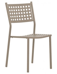 Outdoor chair - Painted metal frame - Dimensions cm 39 x...
