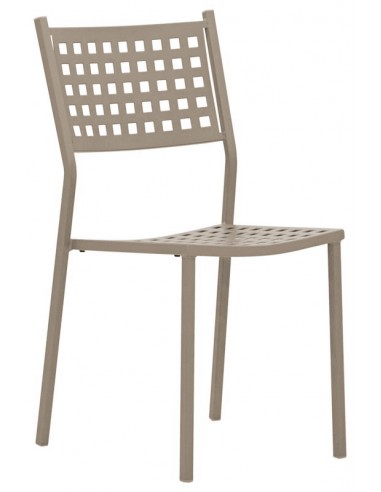 Outdoor chair - Painted metal frame - Dimensions cm 39 x 39 x 83 h