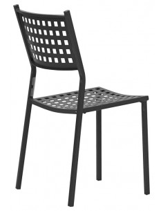 Outdoor chair - Painted metal frame - Dimensions cm 39 x... 2