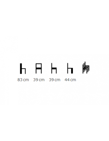 Sedia da esterno - Struttura in metallo...