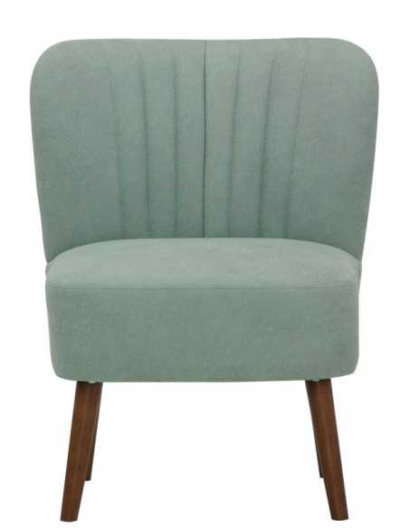 Armchair - Wooden frame - Fabric upholstery - Dimensions cm 54 x 45 x79 h