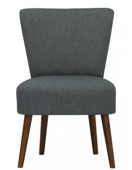 Armchair - Wooden frame - Fabric upholstery - Dimensions cm 53 x 46 x 86 h