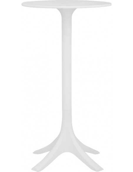 Outdoor table - Structure and top in polypropylene - Dimensions cm Ø 60 x 111 h