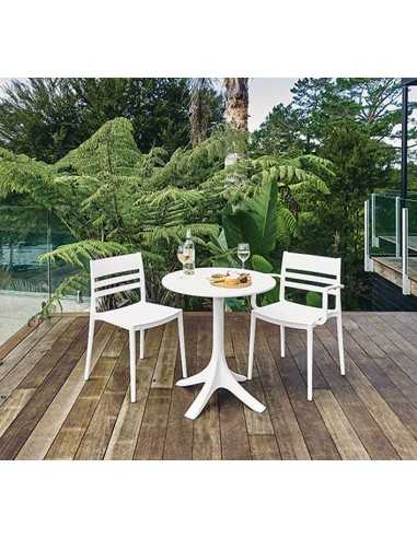 Outdoor table - Structure and top in...