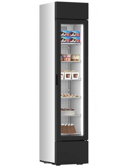 Vitrina congeladora para helados y productos congelados - Temperatura -18°C-24°C - Cm 43.5 x 50.9 x 200.5 h