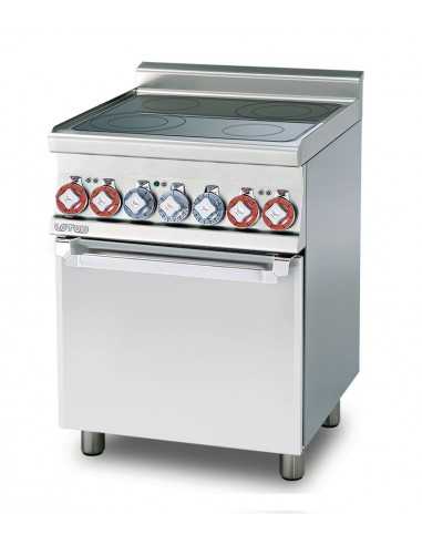 Cucina elettrica - N. 4 Piastre - Forno elettrico - cm 60 x 60 x 90 h