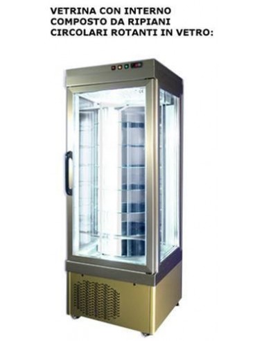 Refrigerated display case - Capacity 430 lt - cm 67 x 64 x 191h